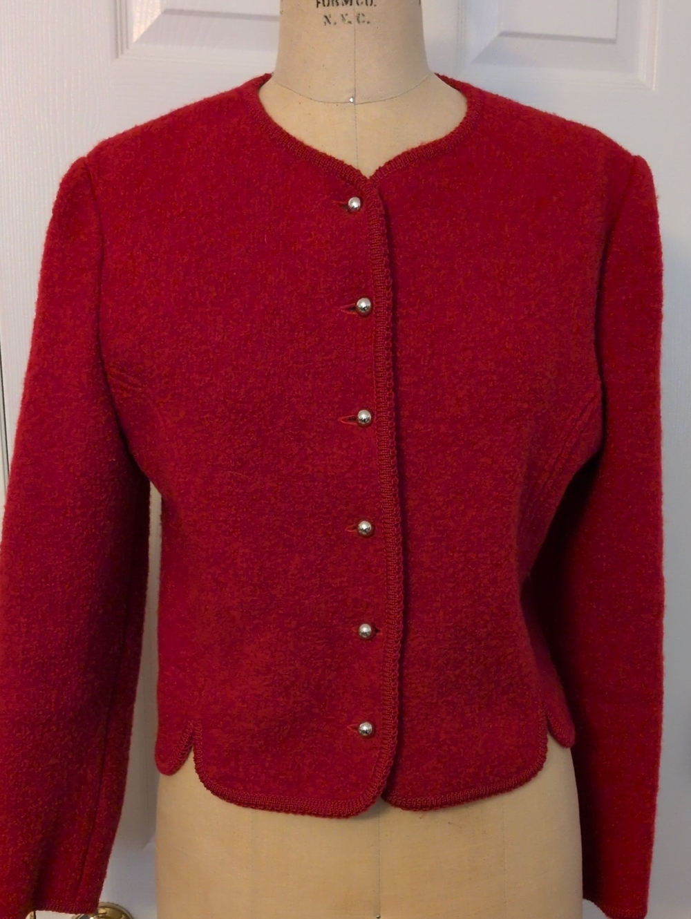 The Eagle's Eye Boiled Wool Jacket Sz. 12